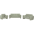 Bowery Hill Contemporary Rich Mint Chenille Durable Fabric Sofa