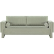Bowery Hill Contemporary Rich Mint Chenille Durable Fabric Sofa