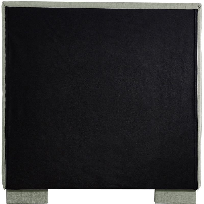 Bowery Hill Contemporary Channel Tufted Mint Chenille Fabric Twin Bed