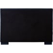 Bowery Hill Contemporary Channel Tufted Navy Chenille Fabric Queen Bed