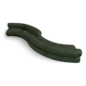 Bowery Hill Contemporary Soft Green Chenille Fabric Modular Sofa