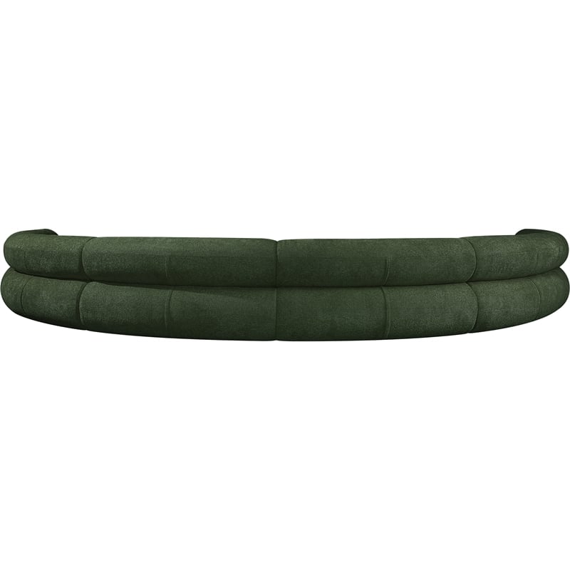 Bowery Hill Contemporary Soft Green Chenille Fabric Modular Sofa