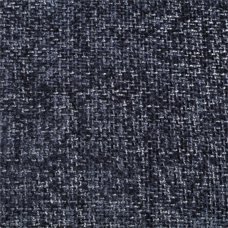Bowery Hill Contemporary Soft Navy Chenille Fabric Modular Sofa