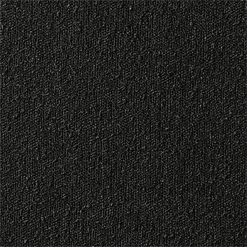 Bowery Hill Contemporary Rich Black Boucle Fabric Modular Sofa