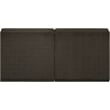 Bowery Hill Contemporary Rich Brown Boucle Fabric Modular Sofa
