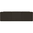 Bowery Hill Contemporary Rich Brown Boucle Fabric Modular Sofa