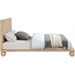 Bowery Hill Modern / Contemporary Solid Ash Wood Natural King Bed