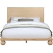 Bowery Hill Modern / Contemporary Solid Ash Wood Natural King Bed