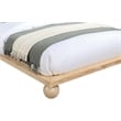 Bowery Hill Modern / Contemporary Solid Ash Wood Natural King Bed
