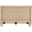 Bowery Hill Modern / Contemporary Solid Ash Wood Natural Queen Bed
