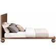 Bowery Hill Modern / Contemporary Solid Ash Wood Walnut Queen Bed