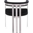 Bowery Hill Contemporary Black Velvet Dining Chair (Set of 2)