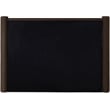 Bowery Hill Contemporary Solid Wood Frame Brown Durable Velvet Queen Bed