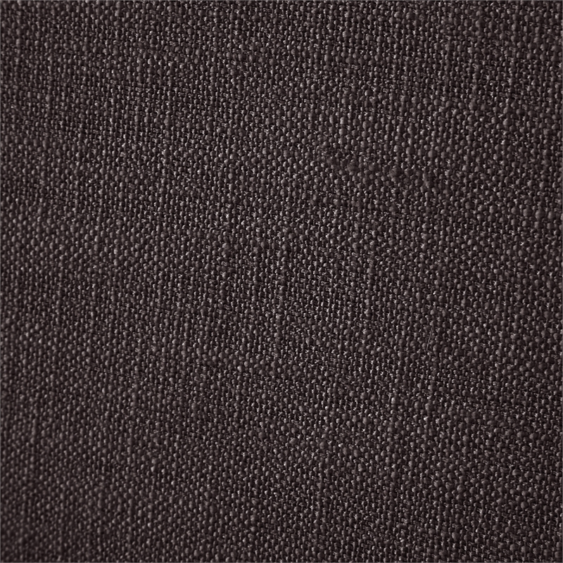 Bowery Hill Contemporary Brown Linen Textured Fabric King Bed