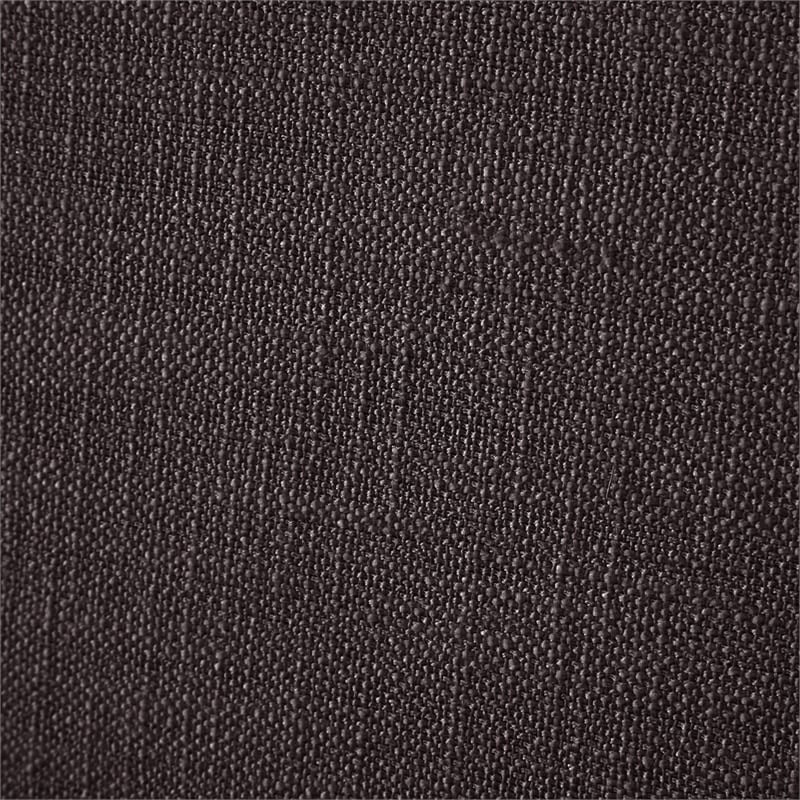 Bowery Hill Contemporary Brown Linen Textured Fabric Queen Bed