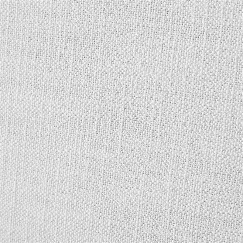 Bowery Hill Contemporary White Linen Textured Fabric Queen Bed