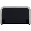 Bowery Hill Contemporary Grey Chenille Durable Fabric Queen Bed