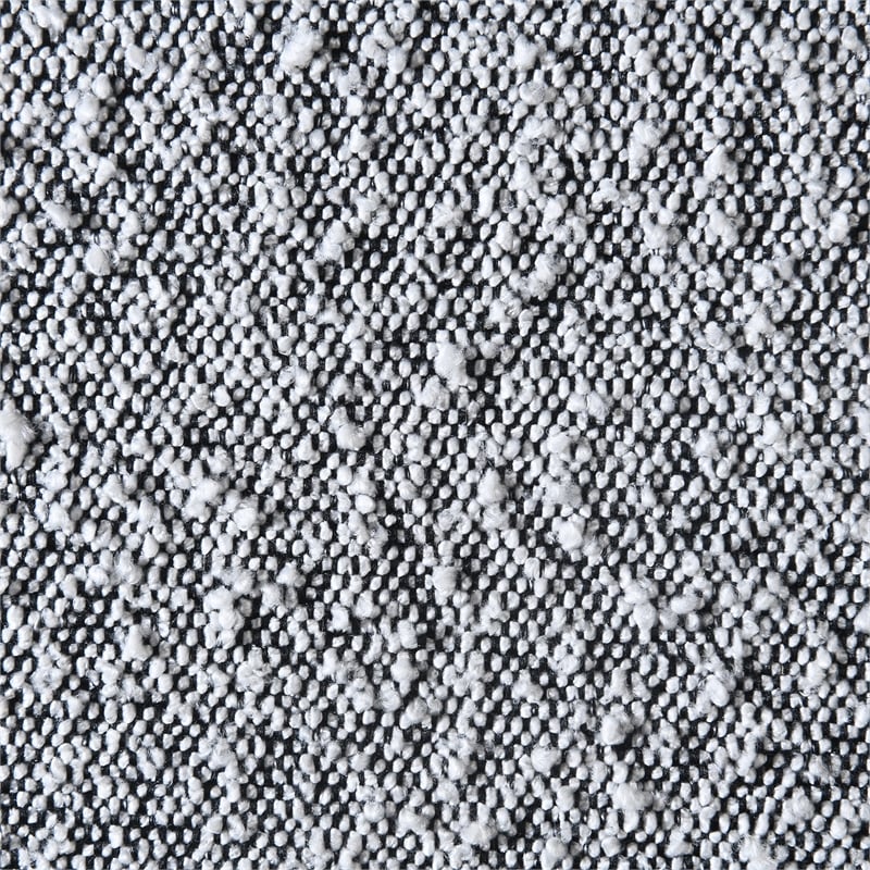Bowery Hill Contemporary Rich Grey Boucle Durable Fabric Queen Bed