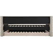 Bowery Hill Contemporary Soft Beige Vegan Leather Twin Daybed