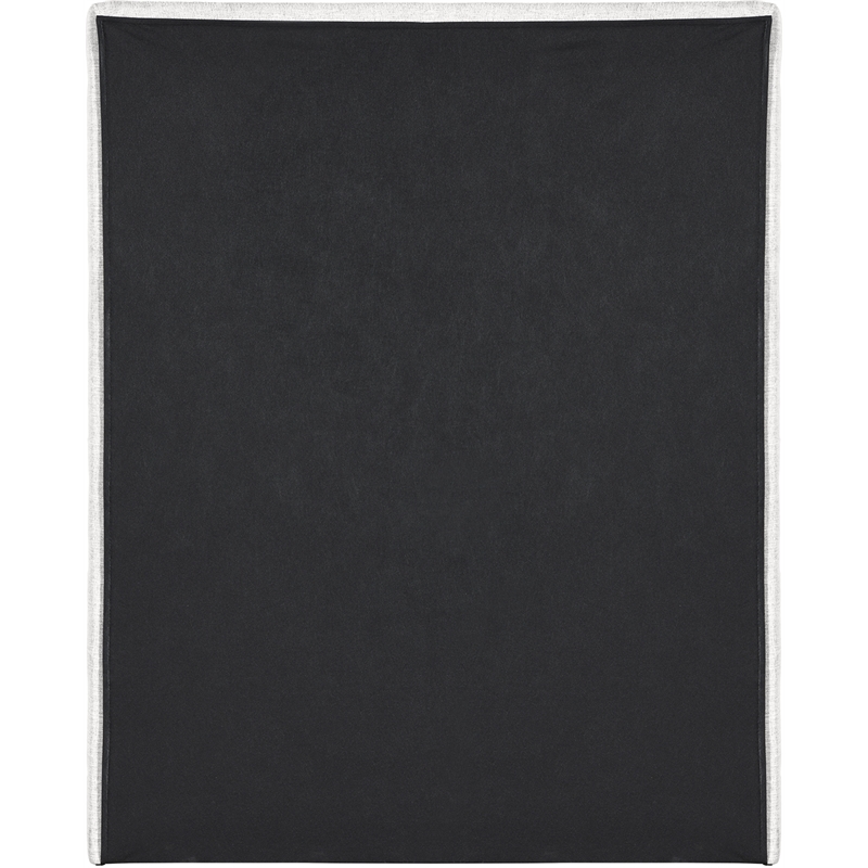 Bowery Hill Contemporary Cream Linen Textured Fabric Twin Bed