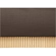 Bowery Hill Contemporary Brown Linen Textured Fabric Queen Bed