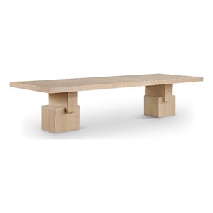 Bowery Hill Modern / Contemporary Rich Oak Veneer Dining Table