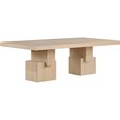 Bowery Hill Modern / Contemporary Rich Oak Veneer Dining Table