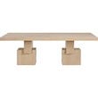 Bowery Hill Modern / Contemporary Rich Oak Veneer Dining Table