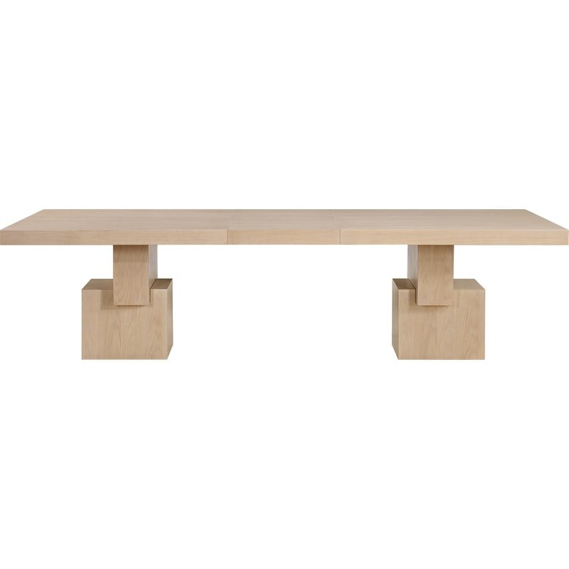 Bowery Hill Modern / Contemporary Rich Oak Veneer Dining Table