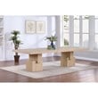 Bowery Hill Modern / Contemporary Rich Oak Veneer Dining Table