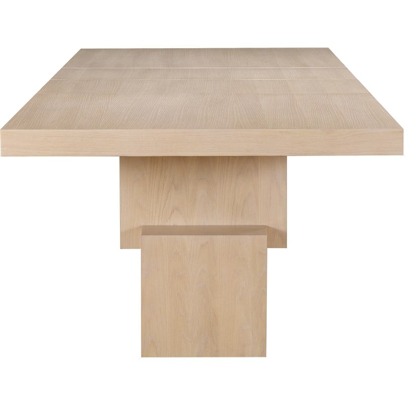 Bowery Hill Modern / Contemporary Rich Oak Veneer Dining Table