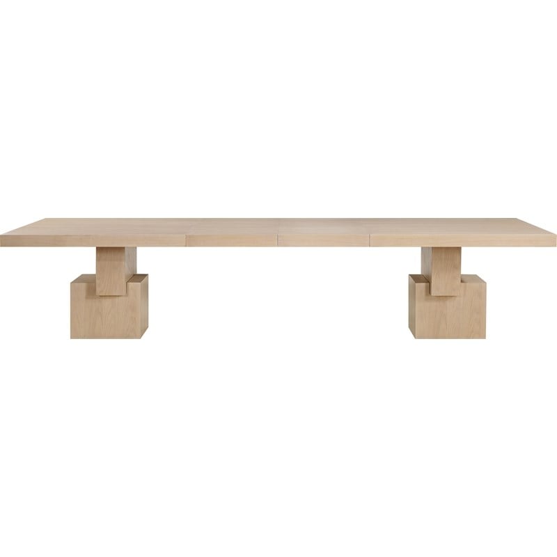 Bowery Hill Modern / Contemporary Rich Oak Veneer Dining Table