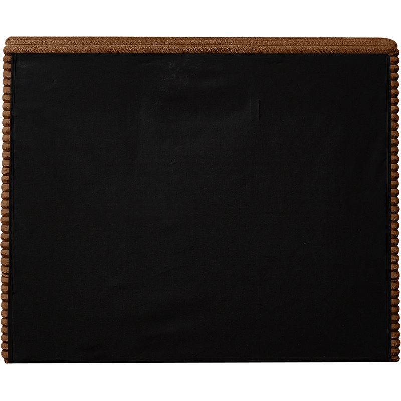 Bowery Hill Contemporary Textured Soft Saddle Corduroy Twin Bed