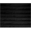 Bowery Hill Contemporary Textured Soft Black Corduroy Twin Bed
