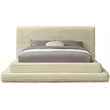Bowery Hill Contemporary Textured Soft Cream Corduroy Full Bed