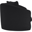 Bowery Hill Contemporary Soft Black Chenille Durable Fabric Sofa