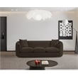 Bowery Hill Contemporary Soft Brown Chenille Durable Fabric Sofa
