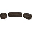 Bowery Hill Contemporary Soft Brown Chenille Durable Fabric Sofa