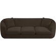 Bowery Hill Contemporary Soft Brown Chenille Durable Fabric Sofa