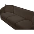 Bowery Hill Contemporary Soft Brown Chenille Durable Fabric Sofa