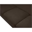 Bowery Hill Contemporary Soft Brown Chenille Durable Fabric Sofa