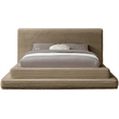 Bowery Hill Contemporary Textured Soft Taupe Corduroy Full Bed