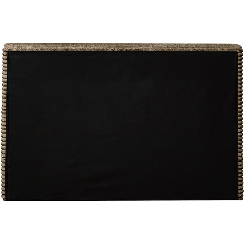 Bowery Hill Contemporary Textured Soft Taupe Corduroy Twin Bed