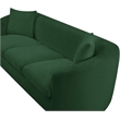 Bowery Hill Contemporary Soft Green Chenille Durable Fabric Sofa
