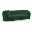 Bowery Hill Contemporary Soft Green Chenille Durable Fabric Sofa