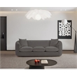 Bowery Hill Contemporary Soft Grey Chenille Durable Fabric Sofa