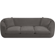 Bowery Hill Contemporary Soft Grey Chenille Durable Fabric Sofa