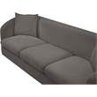 Bowery Hill Contemporary Soft Grey Chenille Durable Fabric Sofa