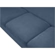 Bowery Hill Contemporary Soft Light Blue Chenille Fabric Sofa