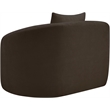 Bowery Hill Contemporary Soft Brown Chenille Durable Fabric Chair